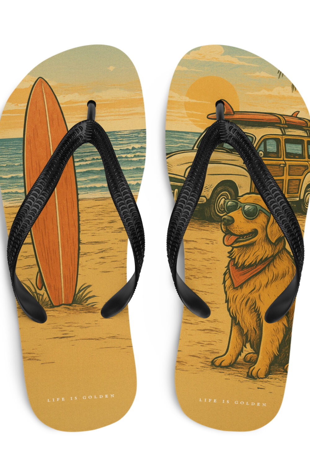 Retro Woody Sandals