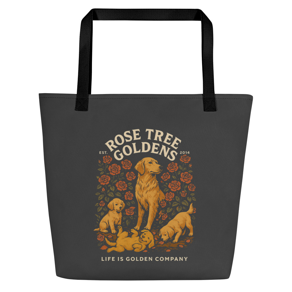 Rose Tree Goldens Custom Tote