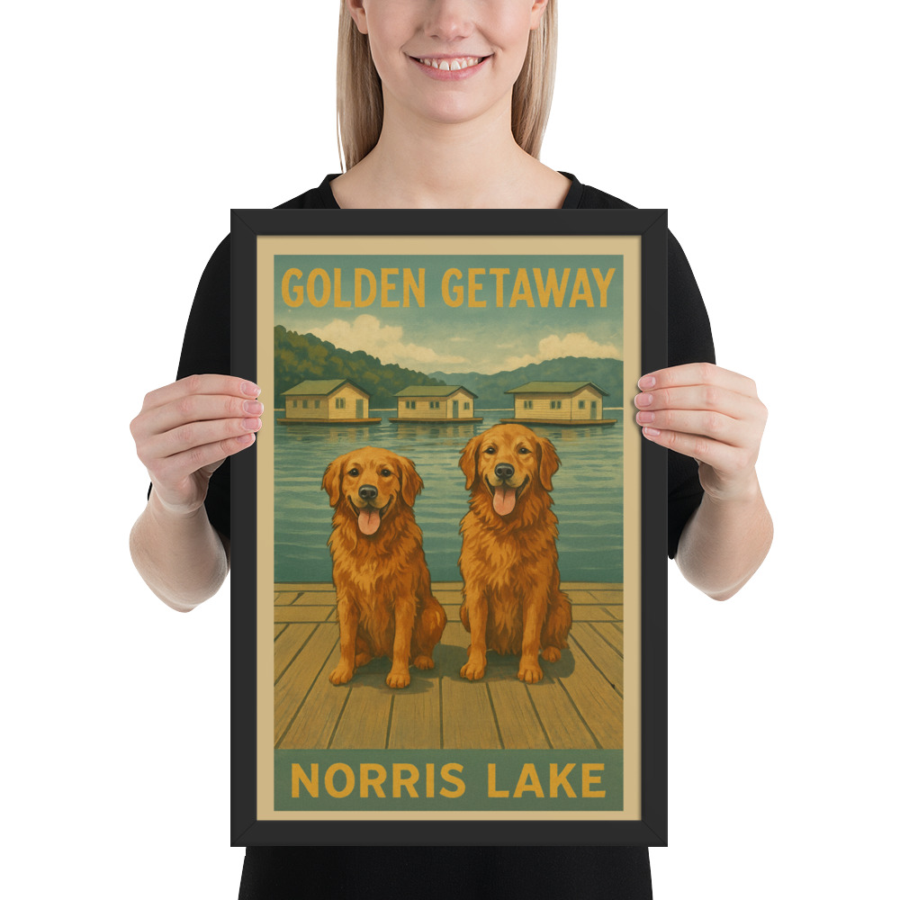 Norris Lake Custom Framed Print (12"x18")