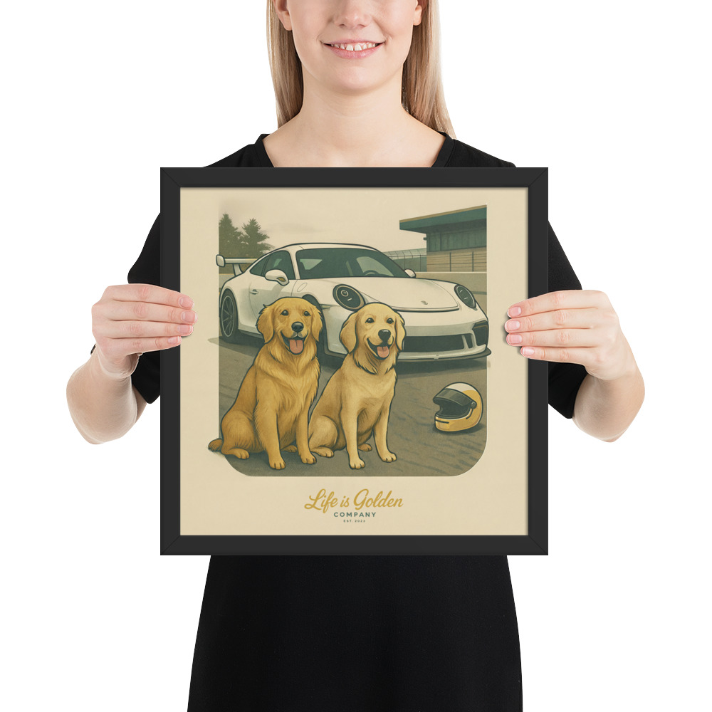 Porsche Track Print
