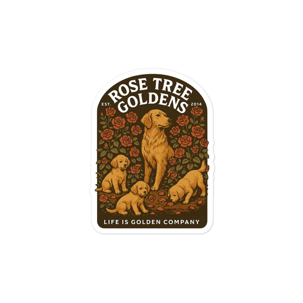 Rose Tree Goldens Custom Decal