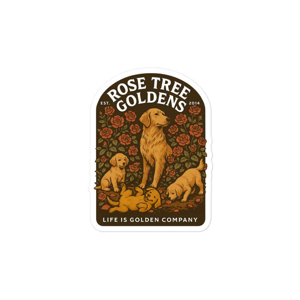 Rose Tree Goldens Custom Decal