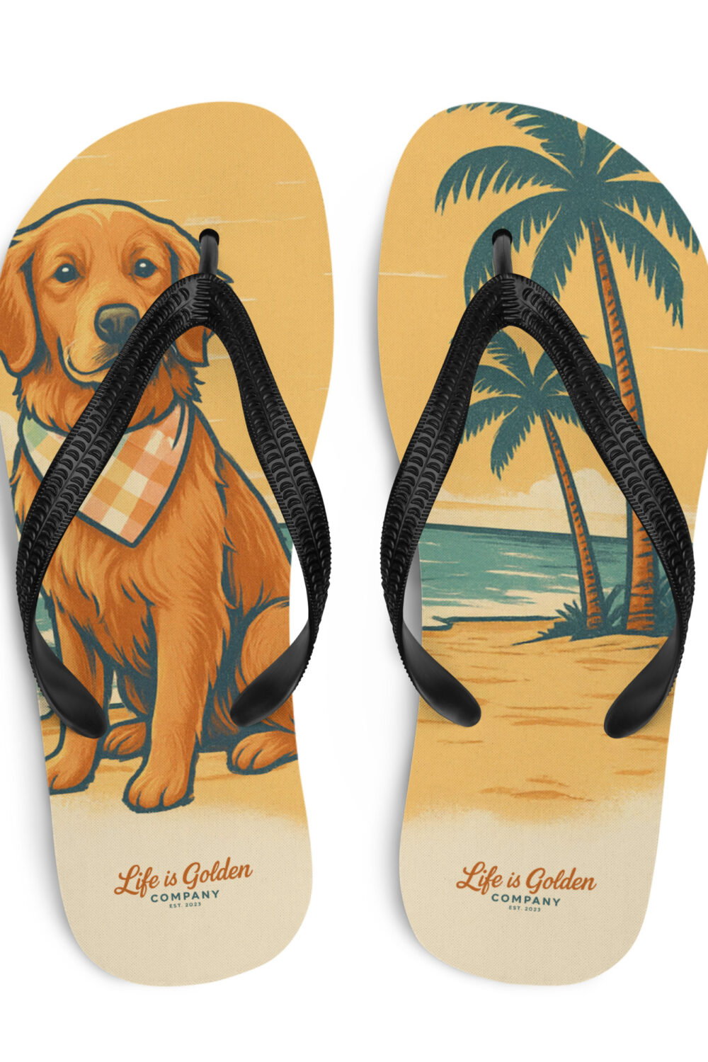 Barefoot & Golden Sandals
