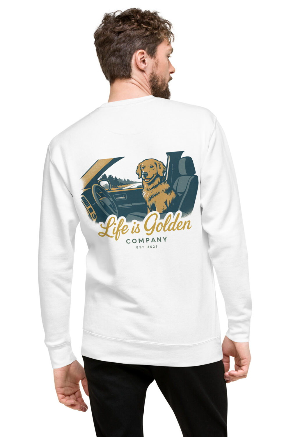 Sitting Shotgun Custom Crew Neck