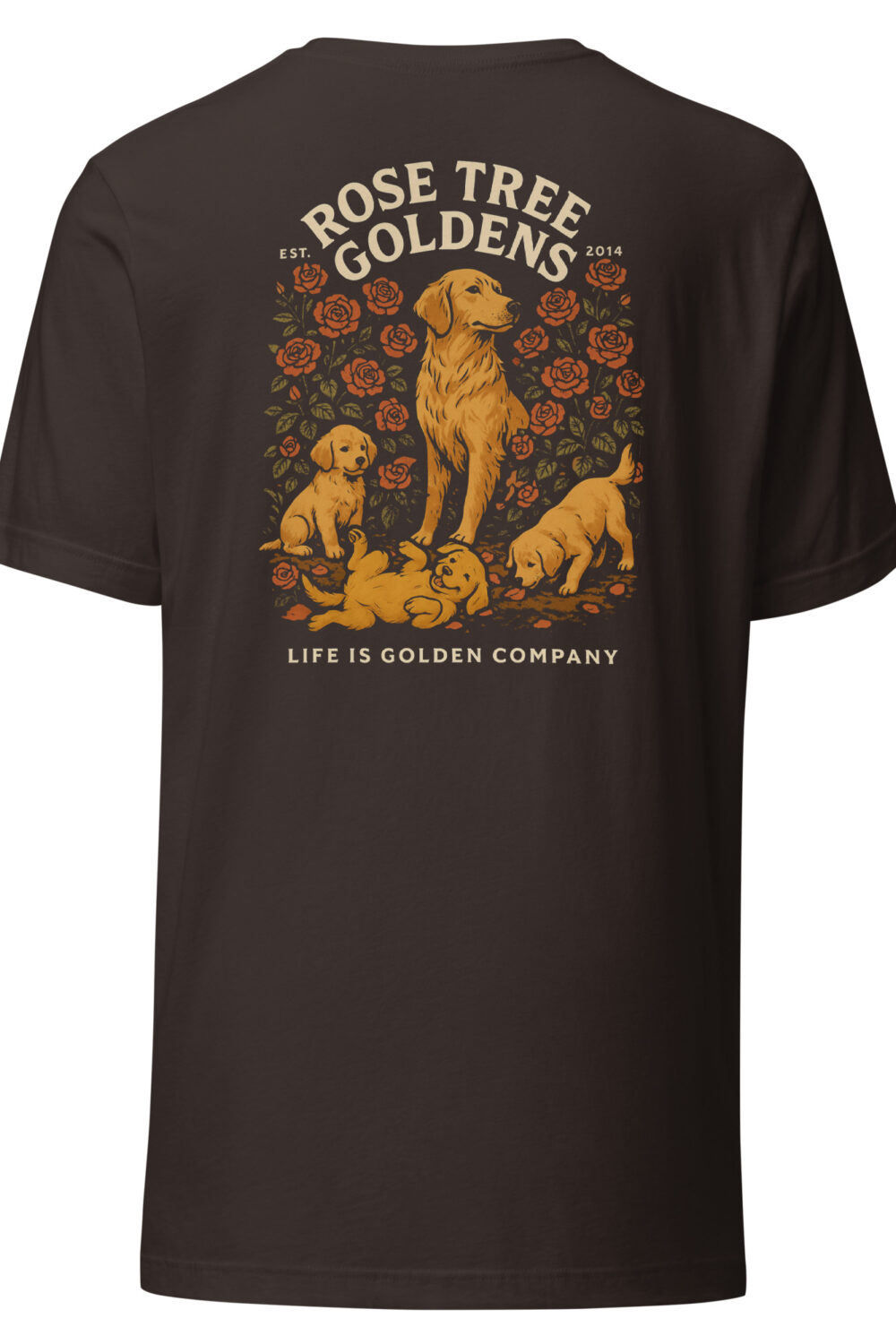 Rose Tree Goldens Custom Tee