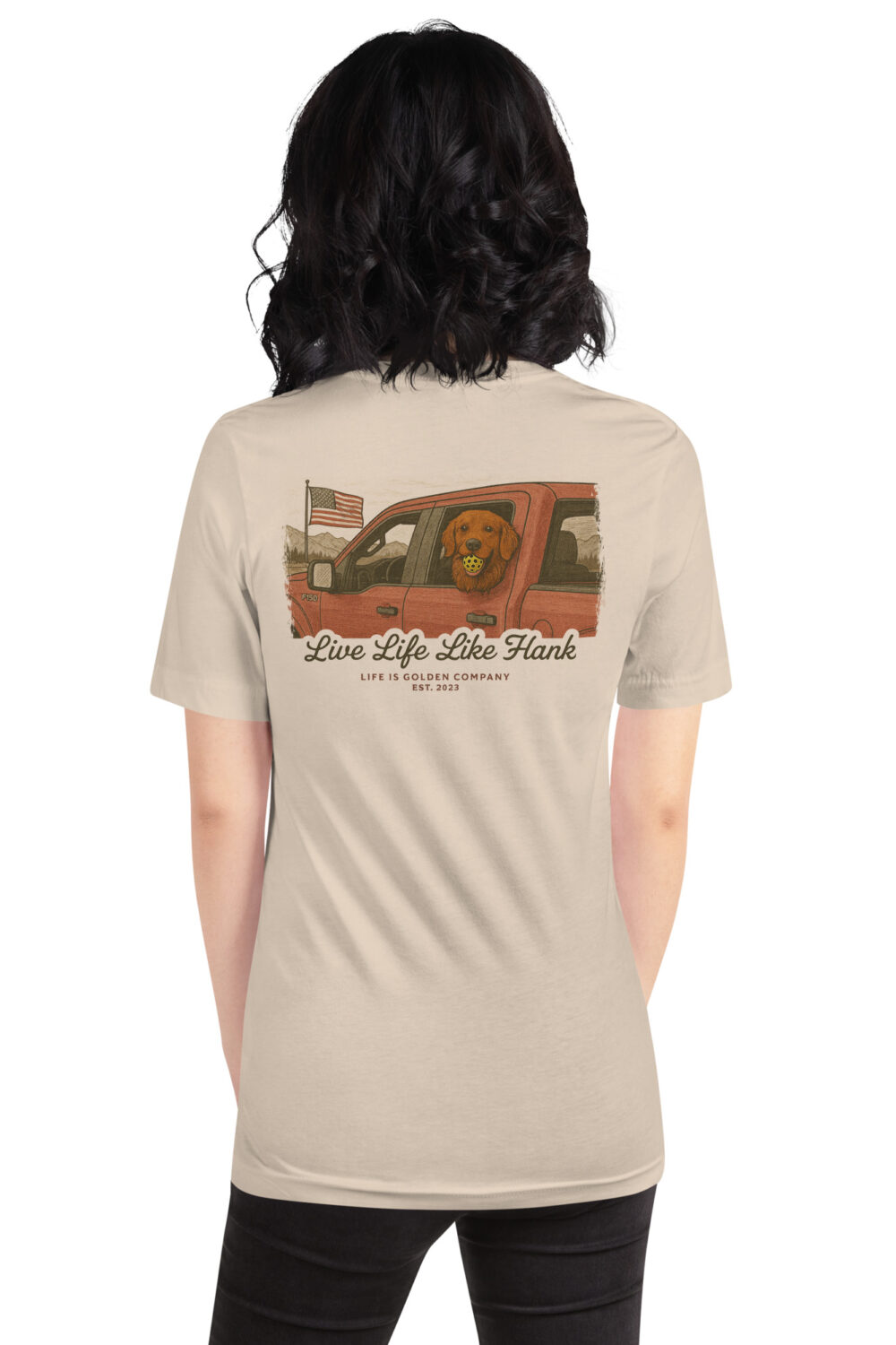 Live Life Like Hank Custom Tee