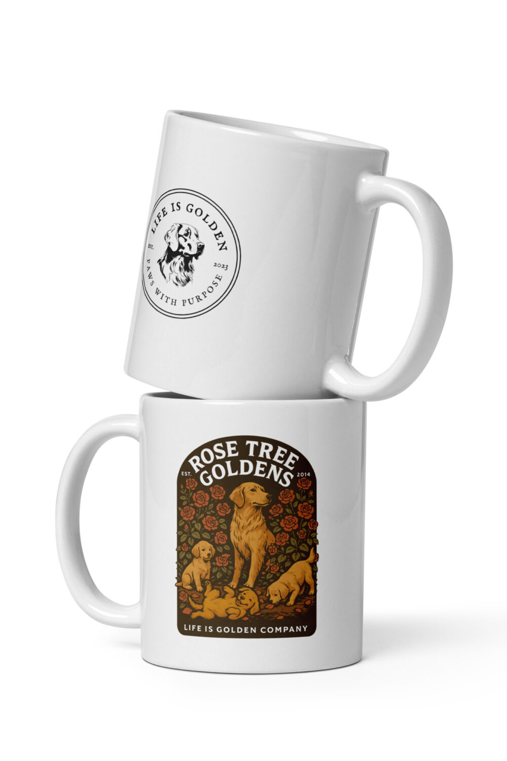 Rose Tree Goldens Custom Mug