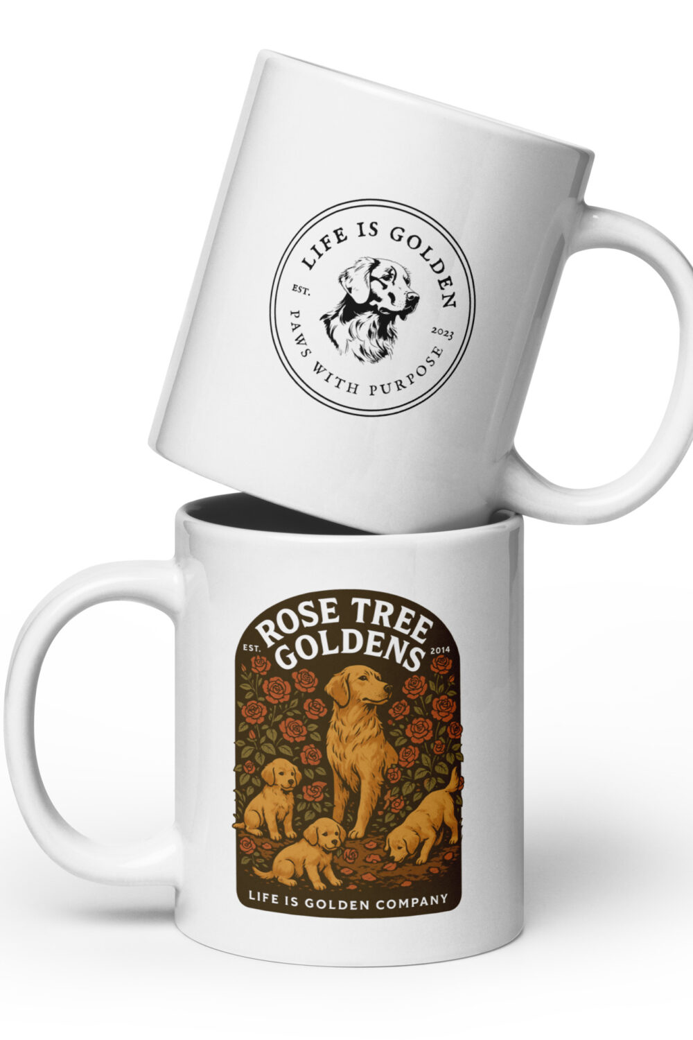 Rose Tree Goldens Custom Mug