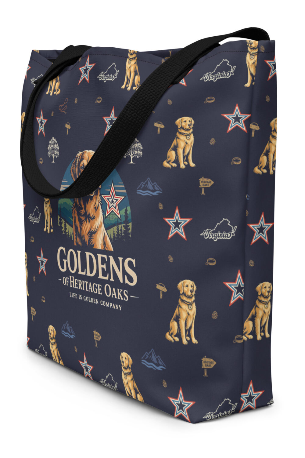 Heritage Oaks Large Tote Bag