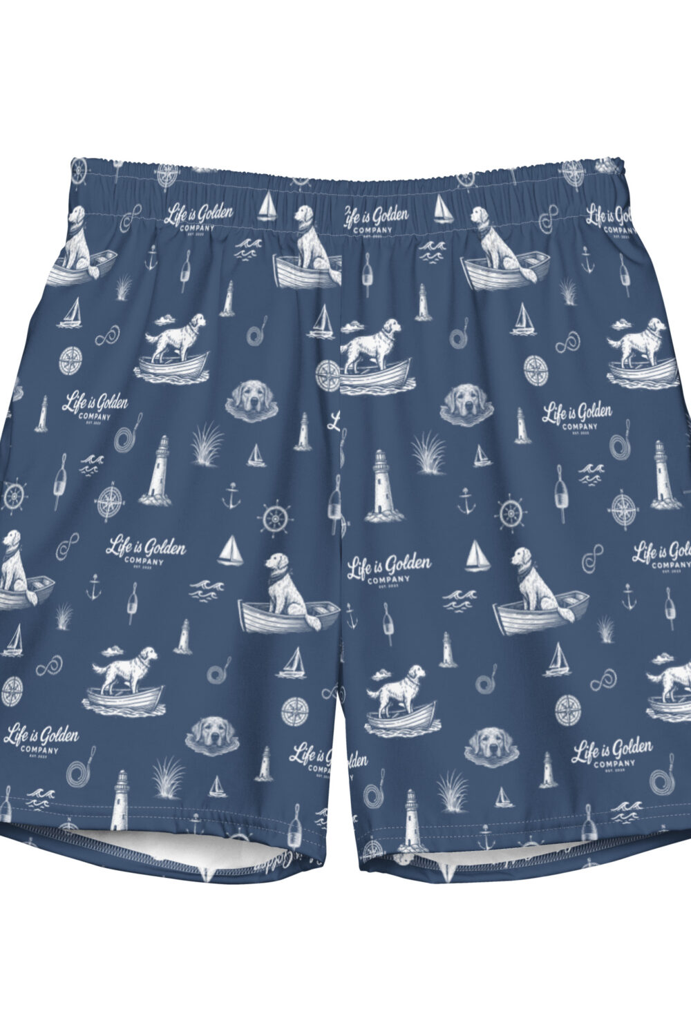 Golden Harbor Swim Trunks