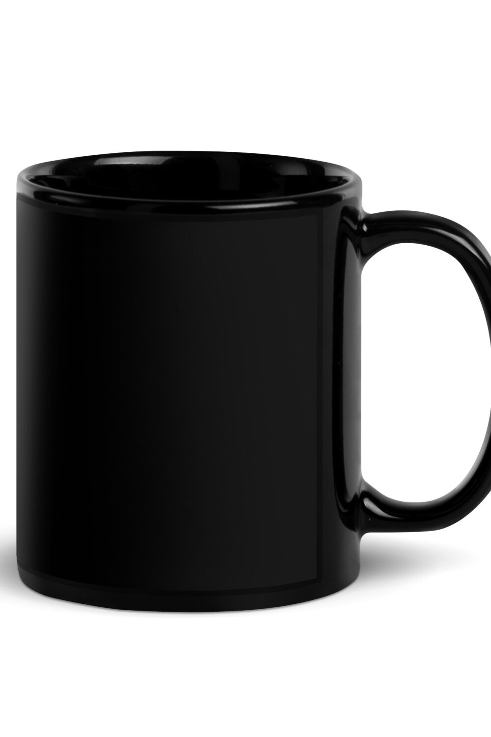 Heritage Oaks Black Glossy Mug