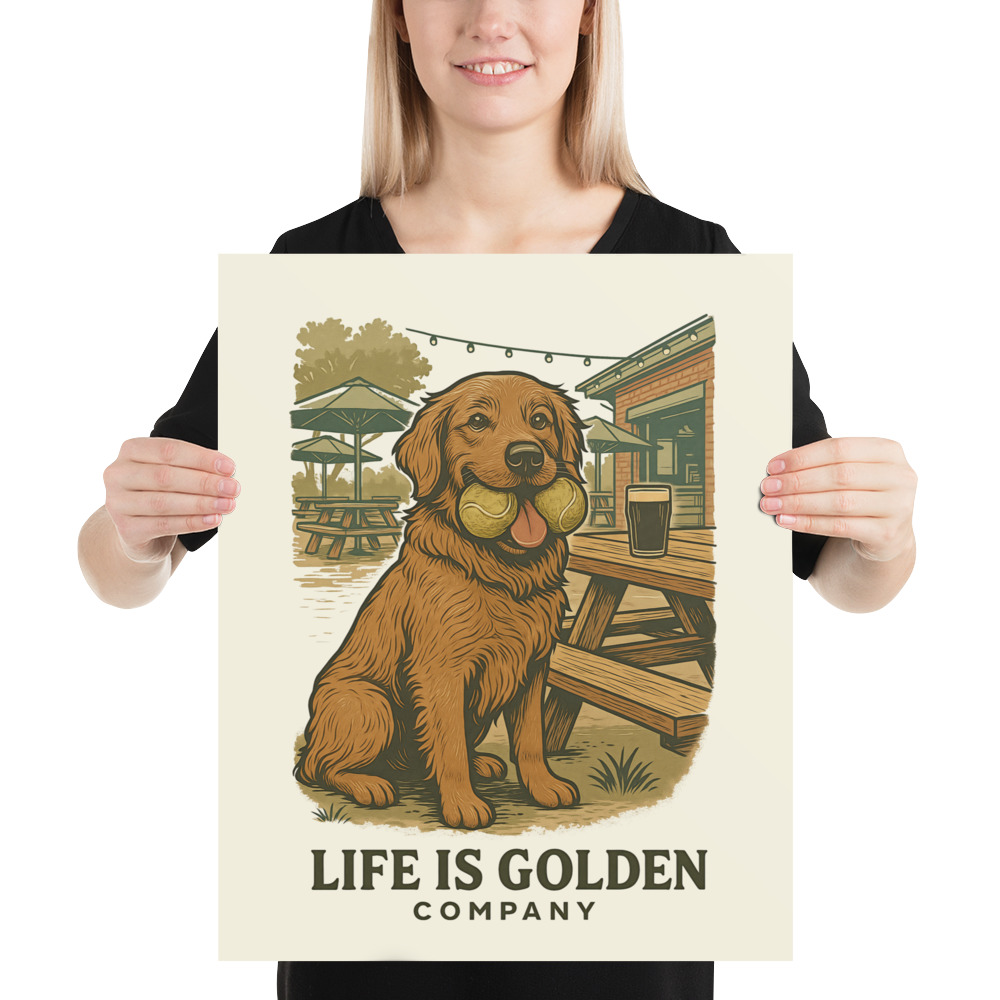 Joshua Bradley Ball Is Life Custom Print