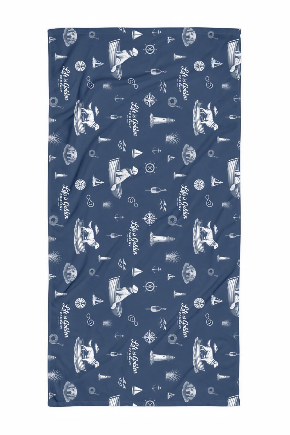 Golden Harbor Beach Towel
