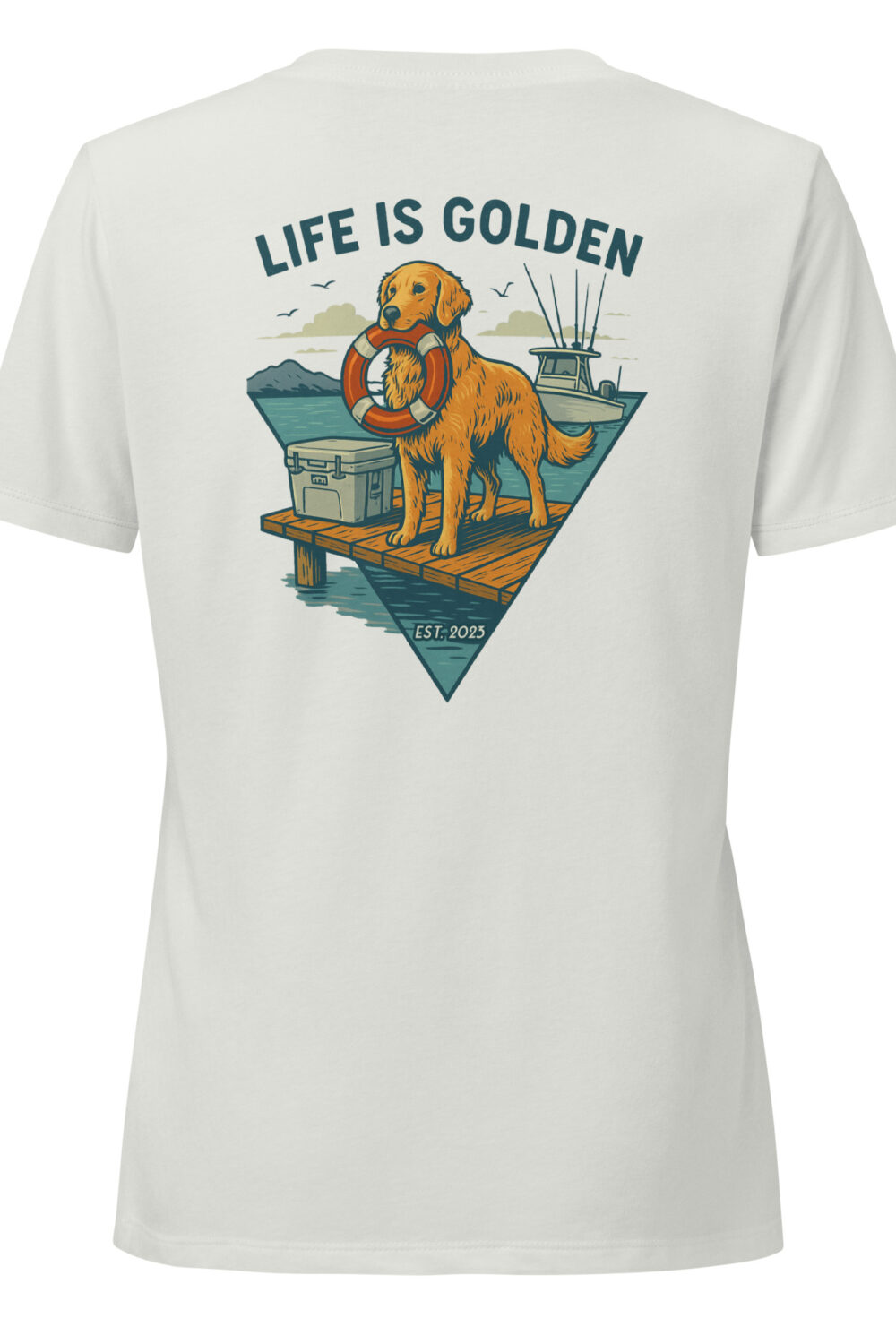 Boat Dog Energy | Women’s Relaxed V-Neck Tee