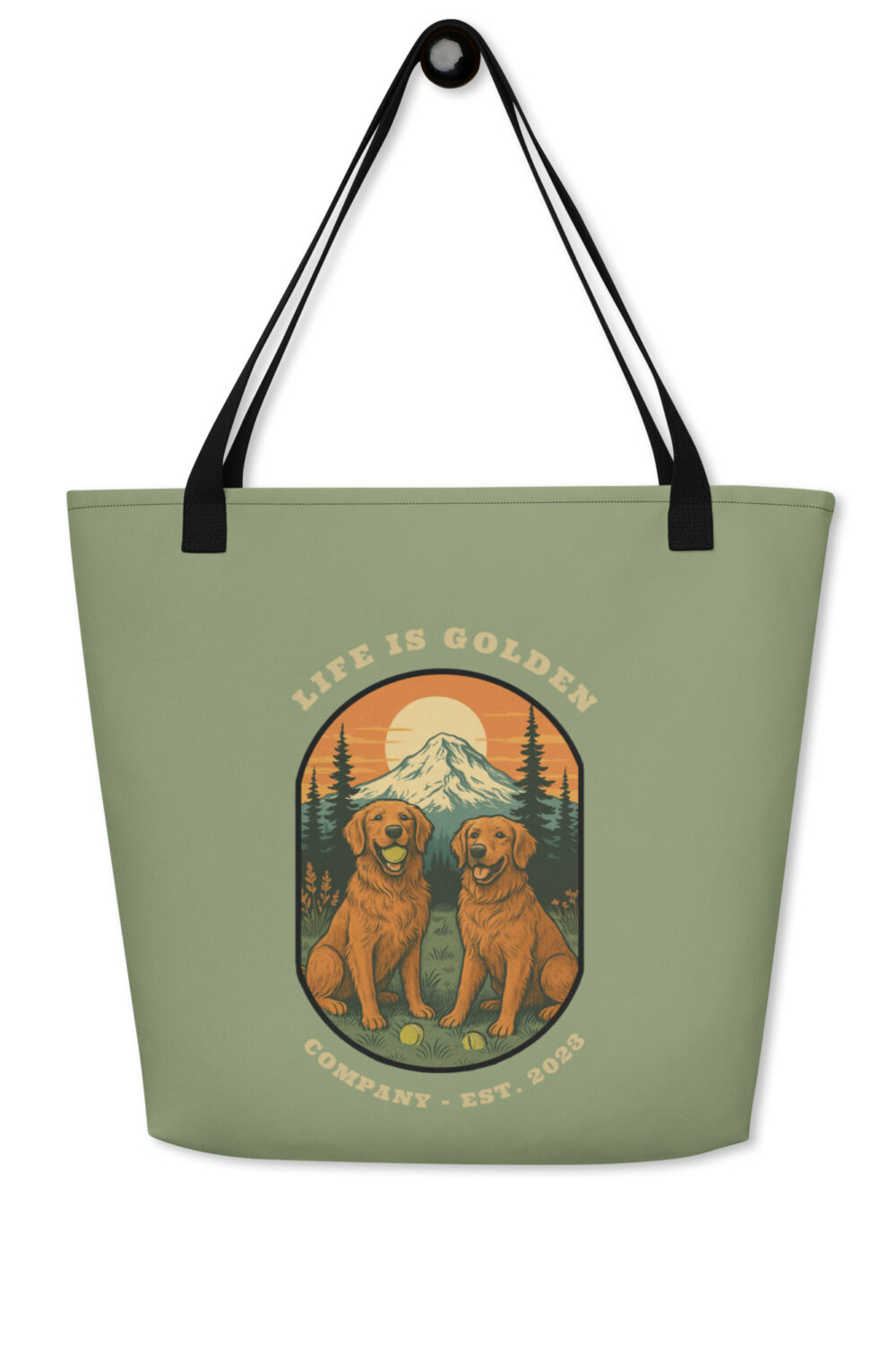 Kent Loux All-Over Print Large Tote Bag