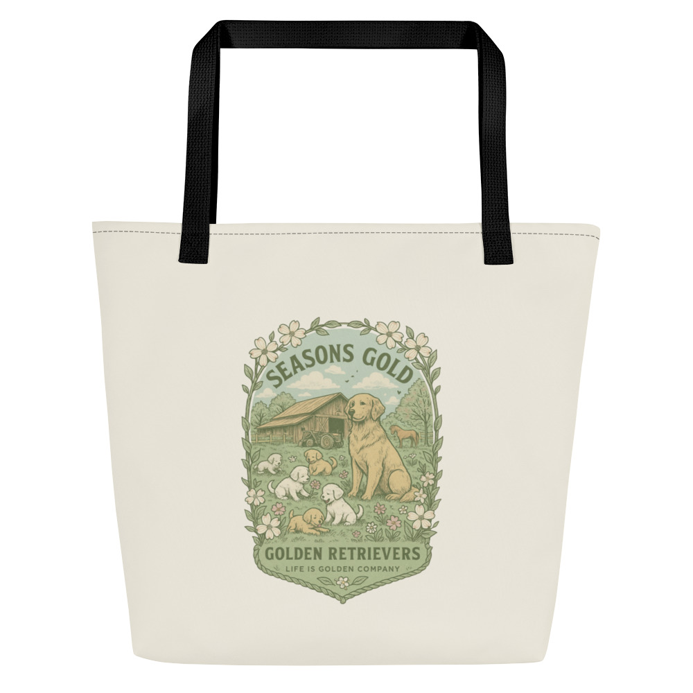 Seasons Gold Spring Large Tote Bag