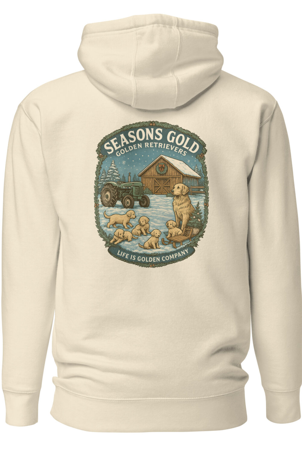 Seasons Gold Winter Unisex Hoodie