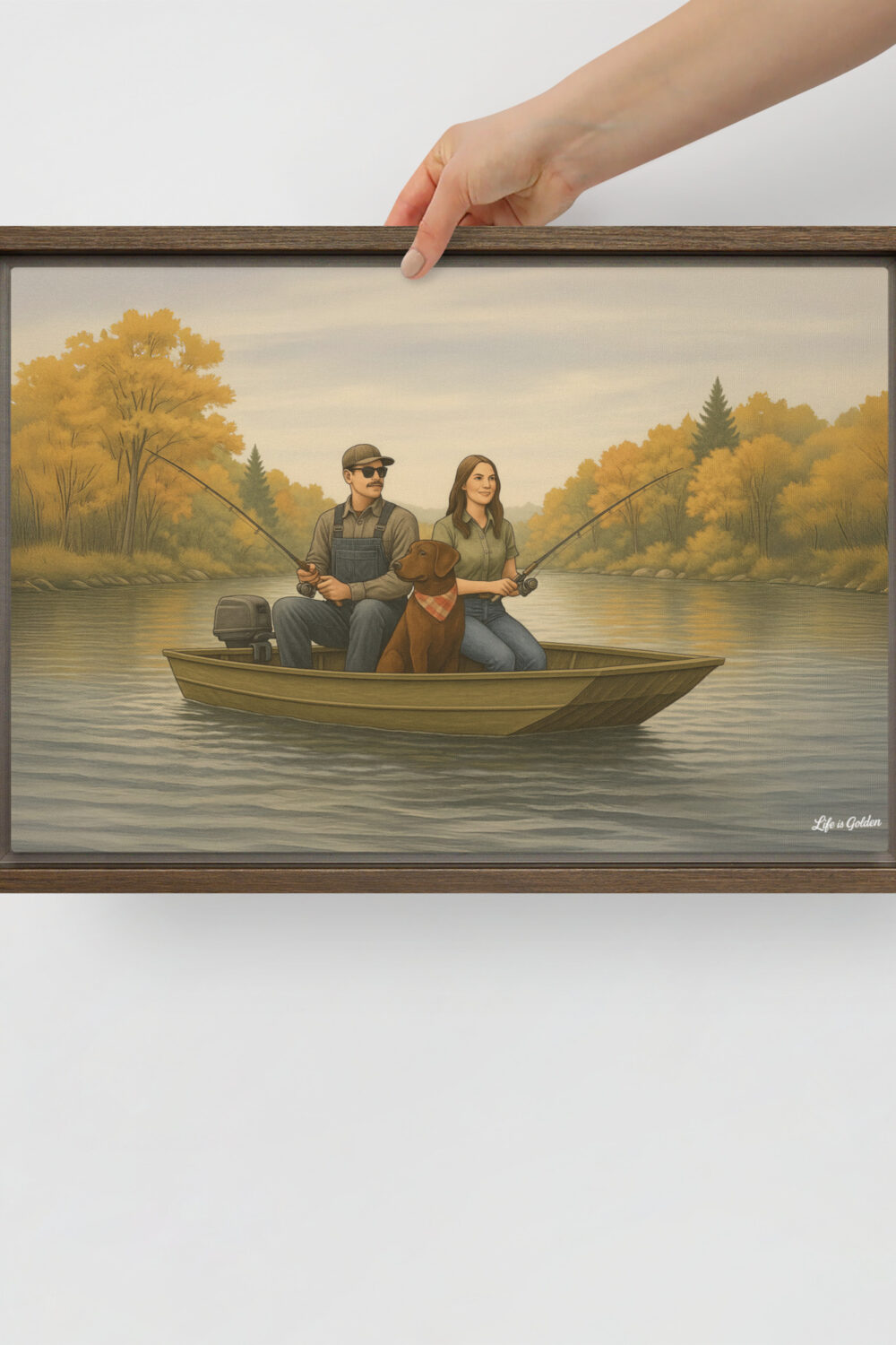 Reedy Framed Canvas