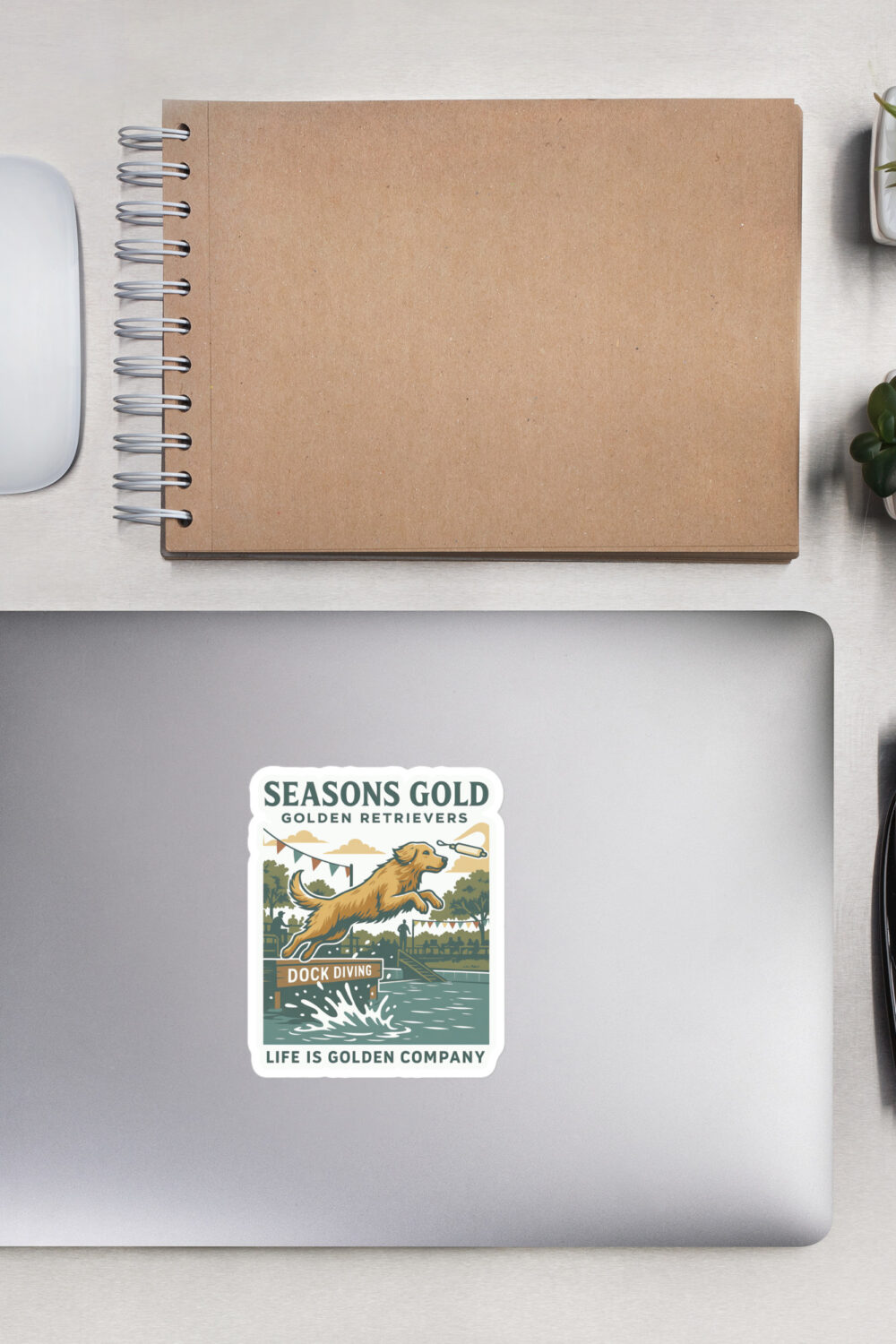 Seasons Gold Summer Decal