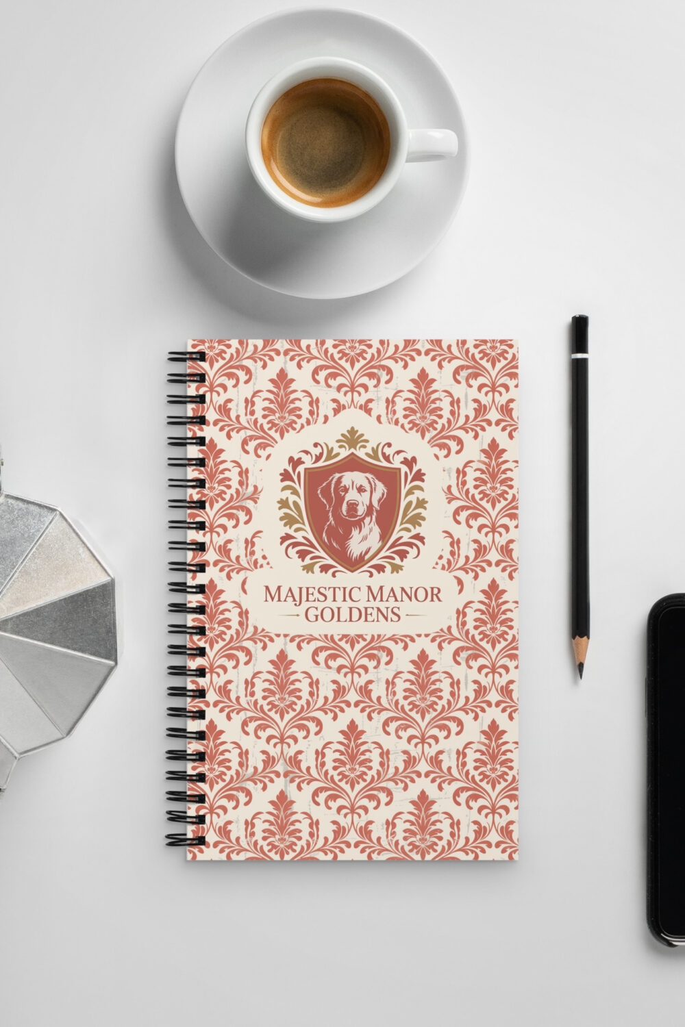 Majestic Manor Spiral notebook