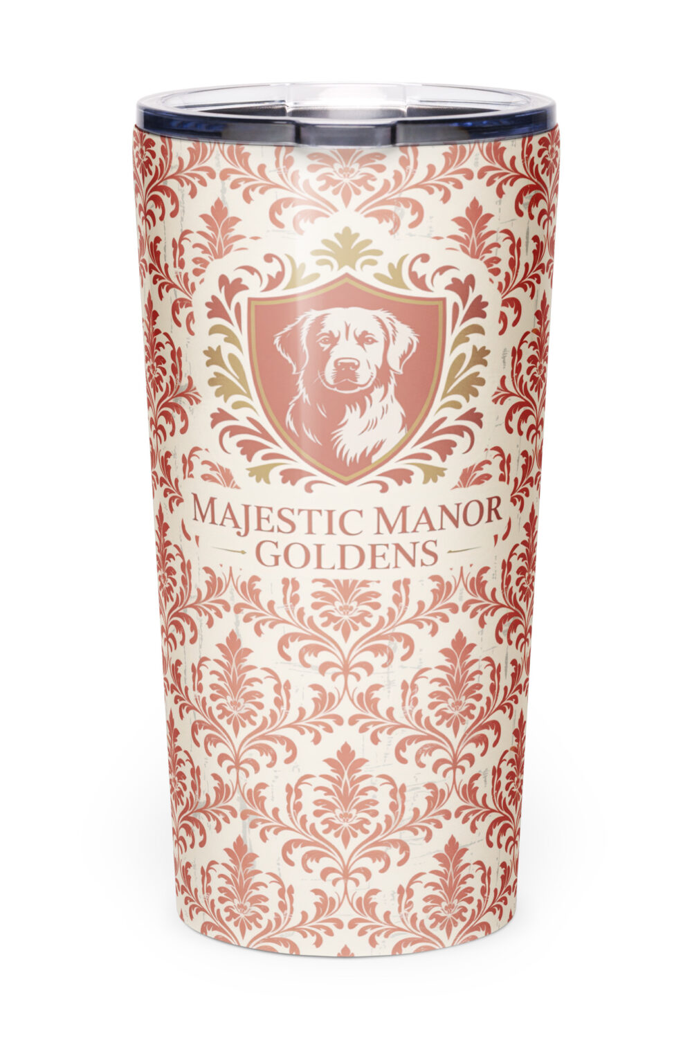 Majestic Manor Tapered stainless steel tumbler