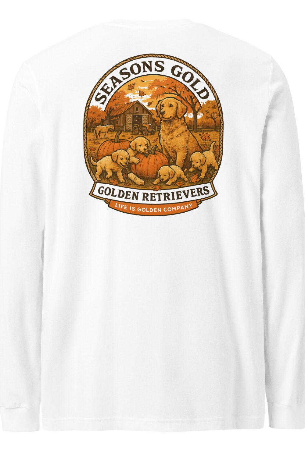 Seasons Gold Autumn Unisex Long Sleeve Tee