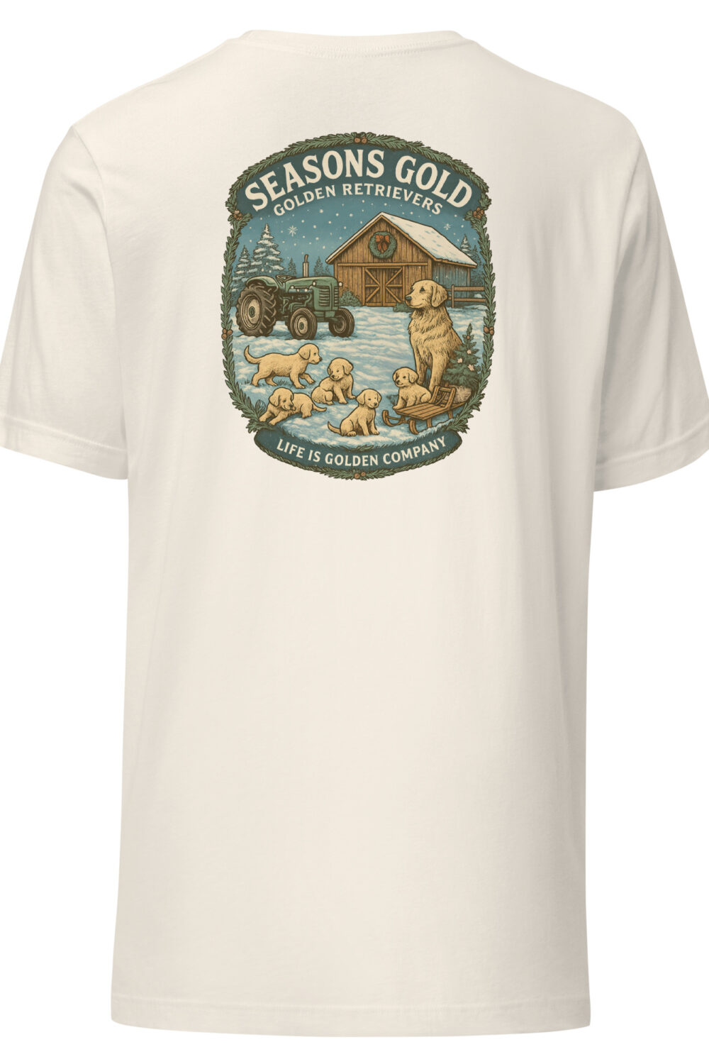 Seasons Gold Winter Unisex t-shirt