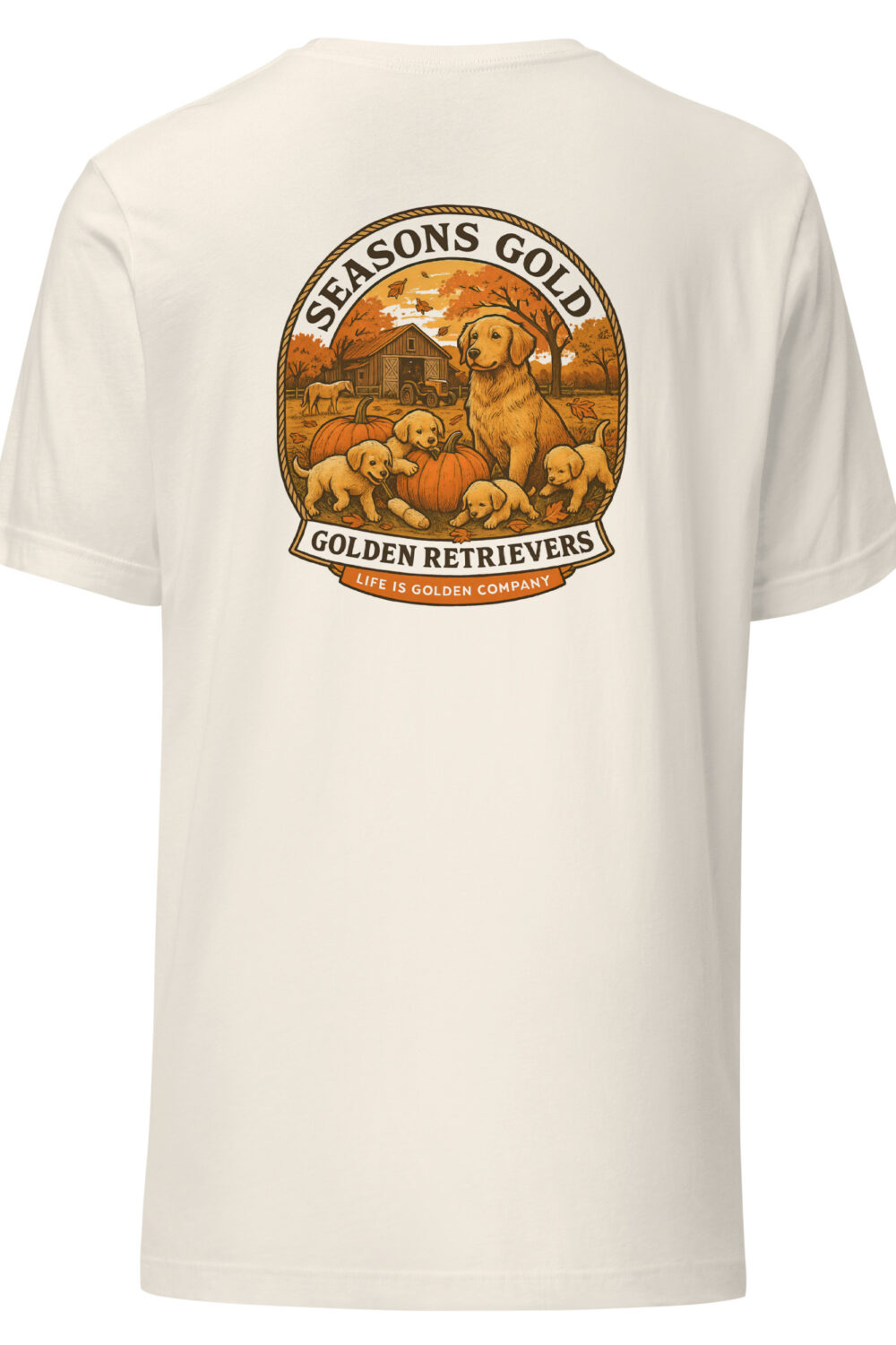 Seasons Gold Autumn Unisex t-shirt