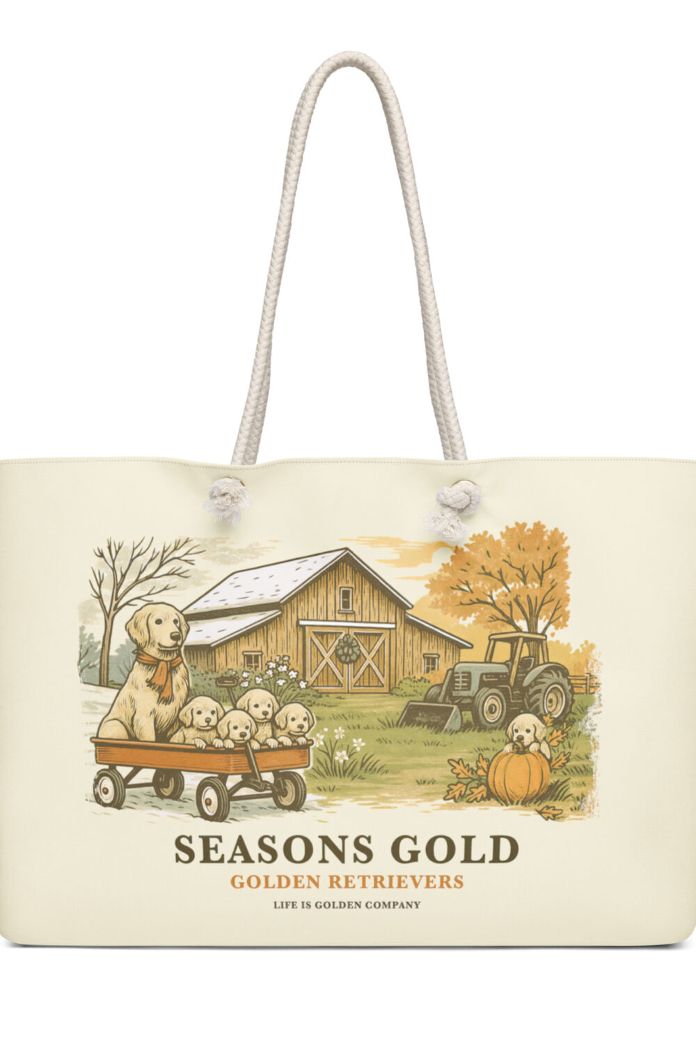 Seasons Gold Weekender bag