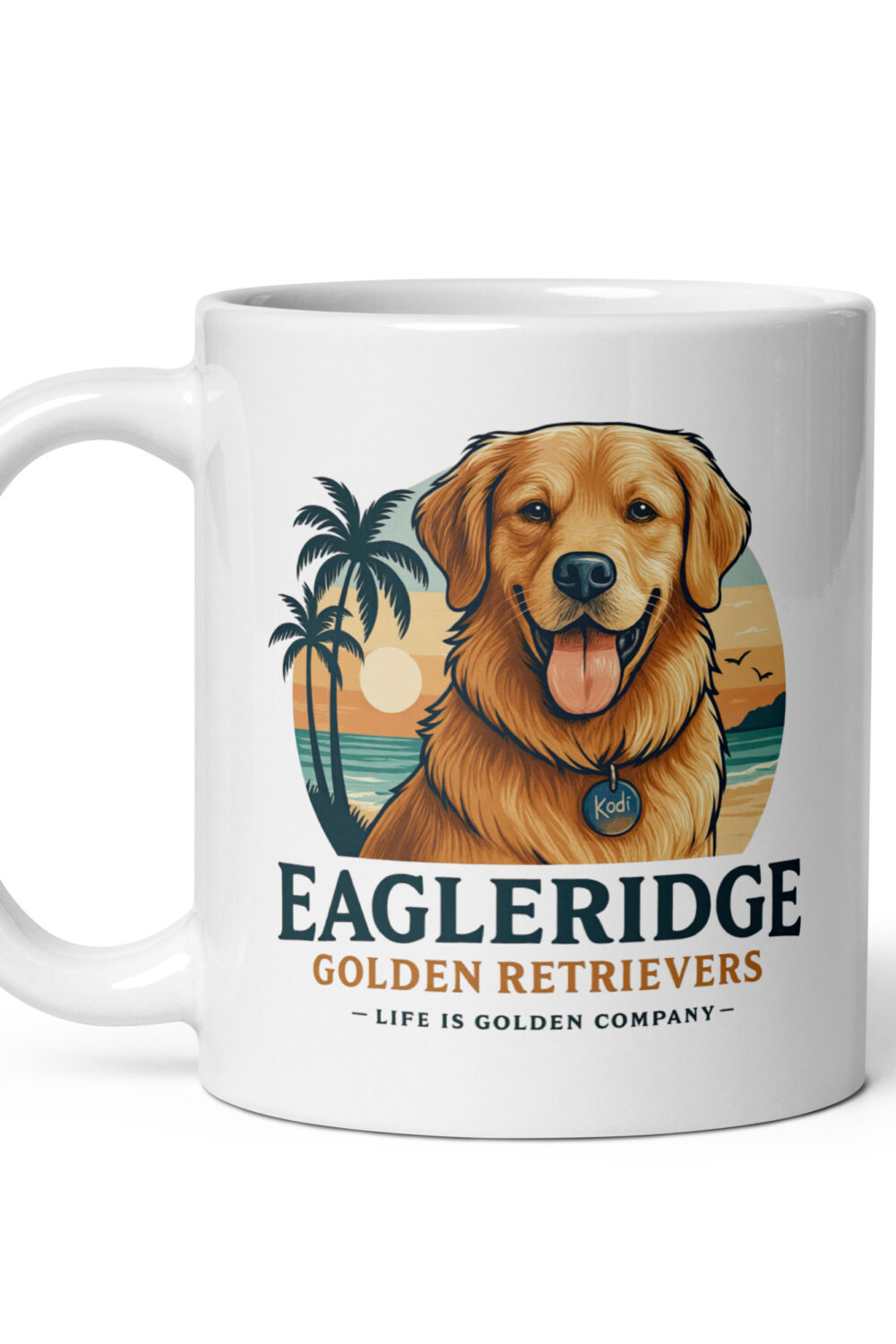 Eagleridge Kodi White glossy mug