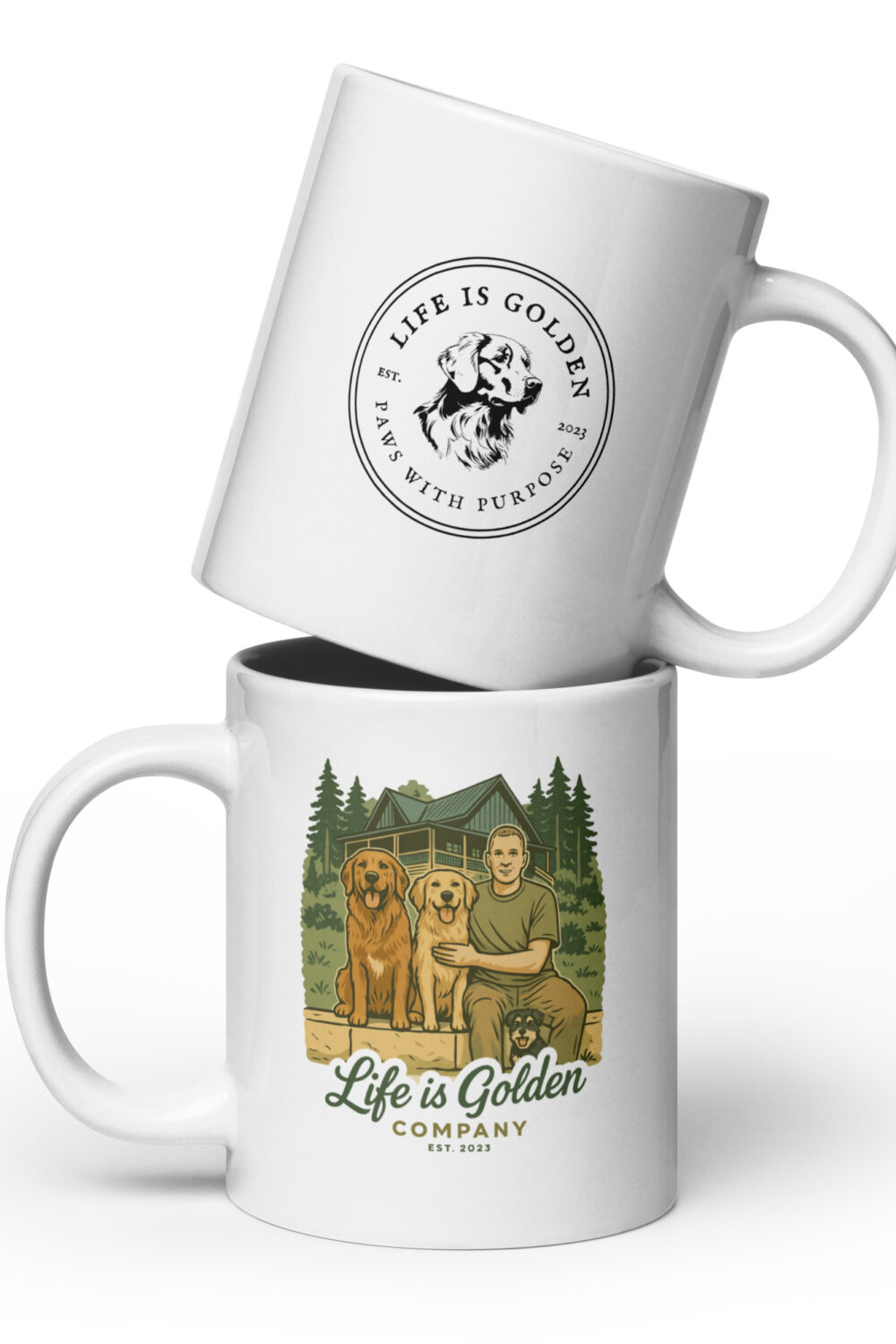 Jason Peters White glossy mug