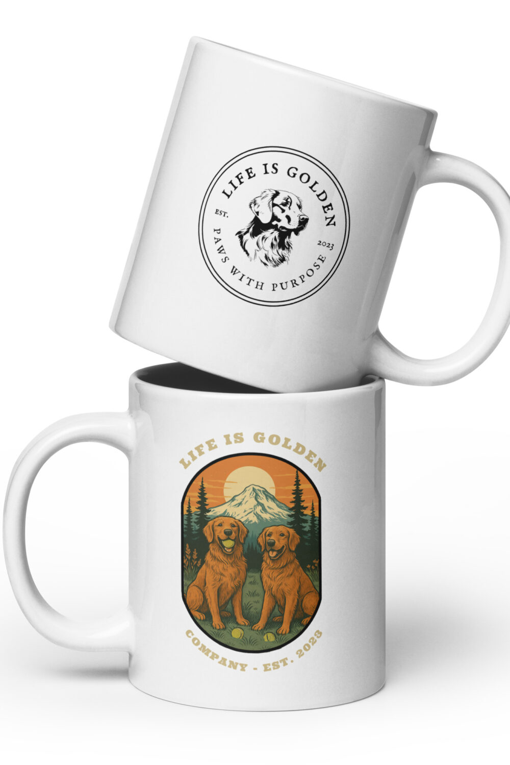 Kent Loux White glossy mug