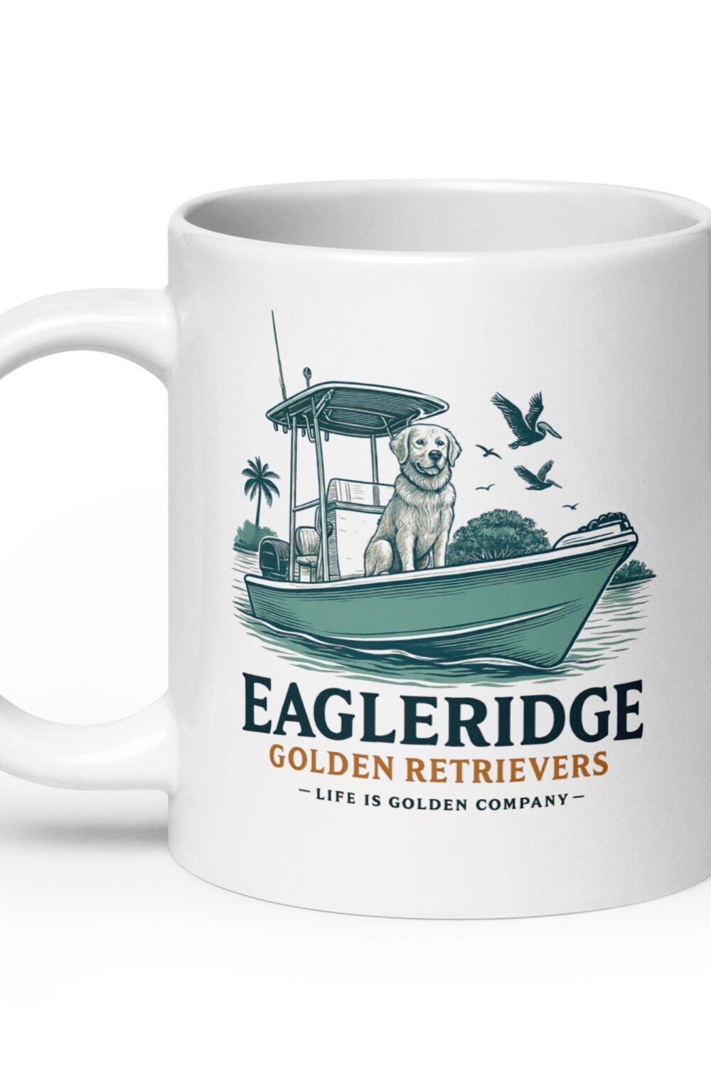 Eagleridge White glossy mug
