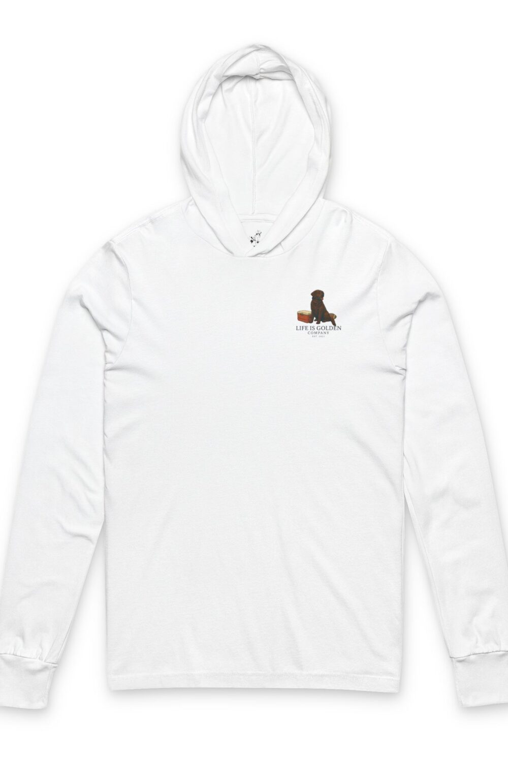 Game Day Hooded Tee - Chocolate Lab Edition