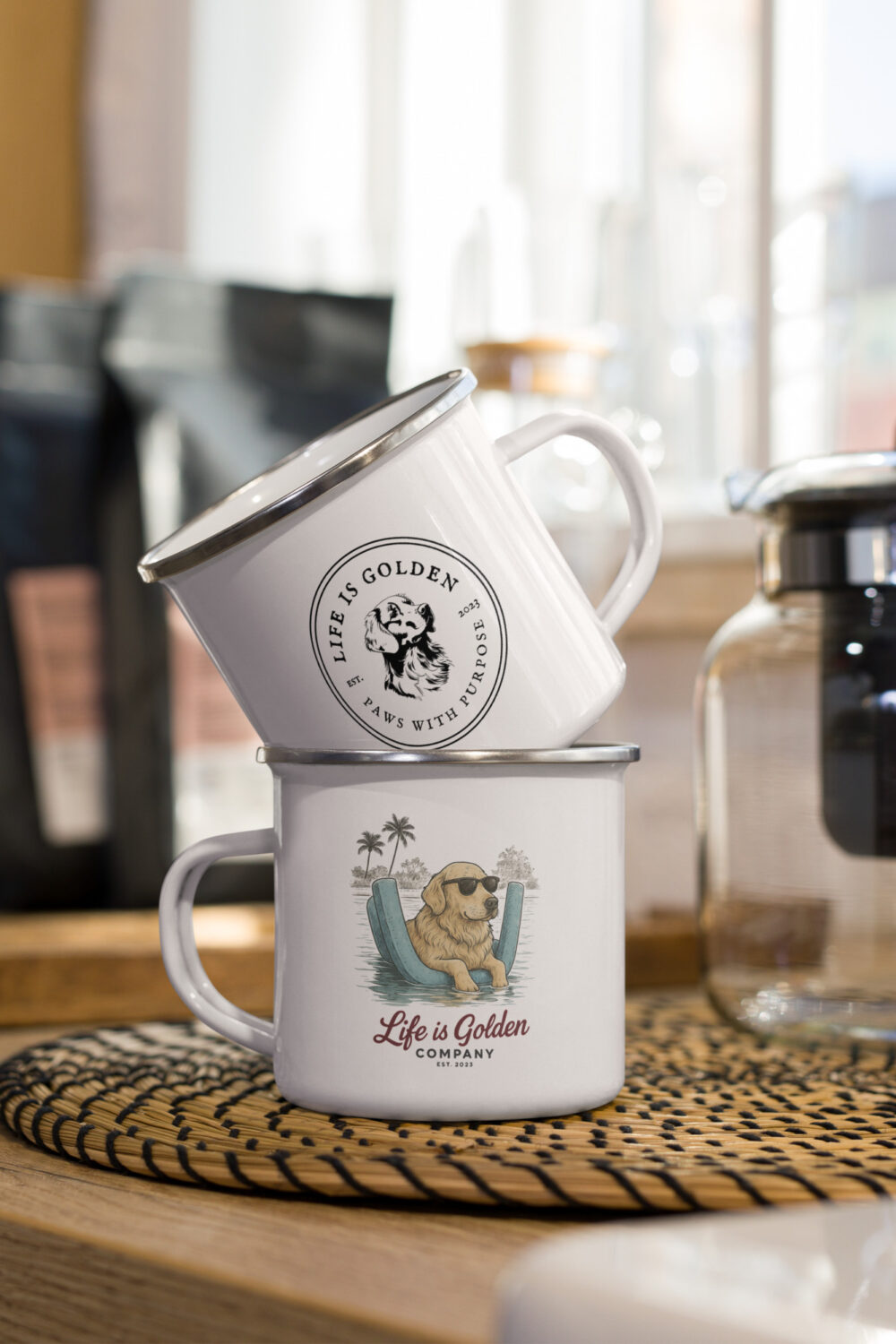 Karen LaTona Enamel Mug