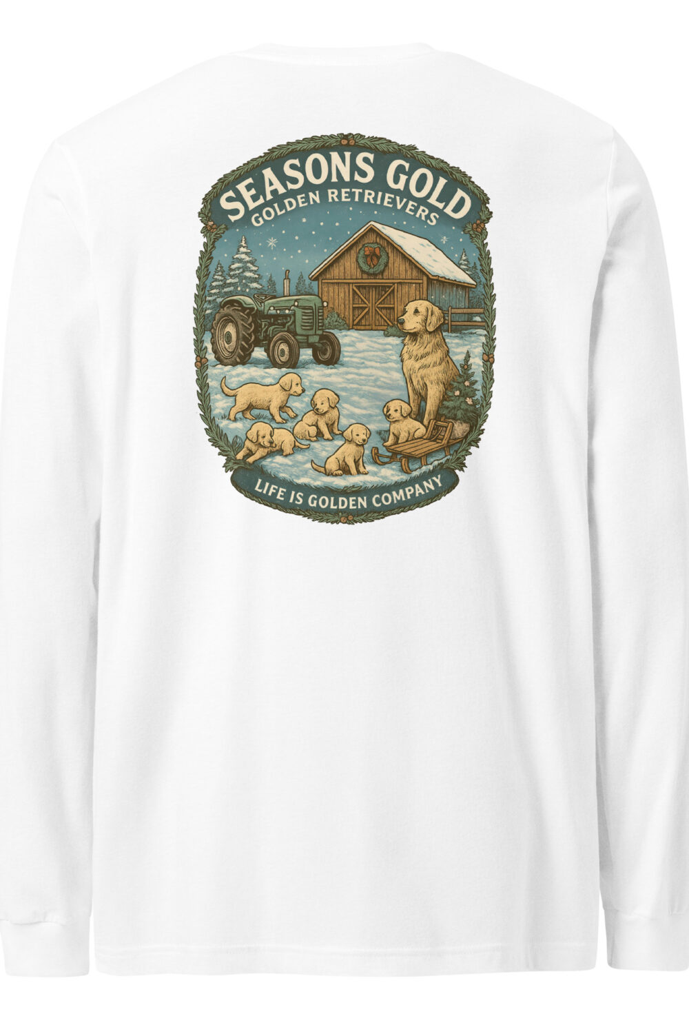 Seasons Gold Winter Unisex Long Sleeve Tee