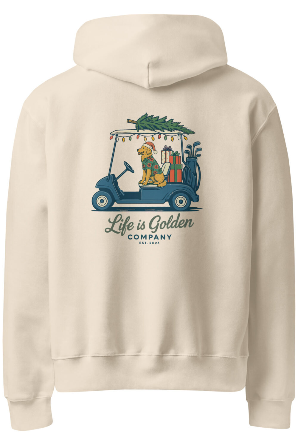 Holiday Rounds Oversized heavyweight hoodie