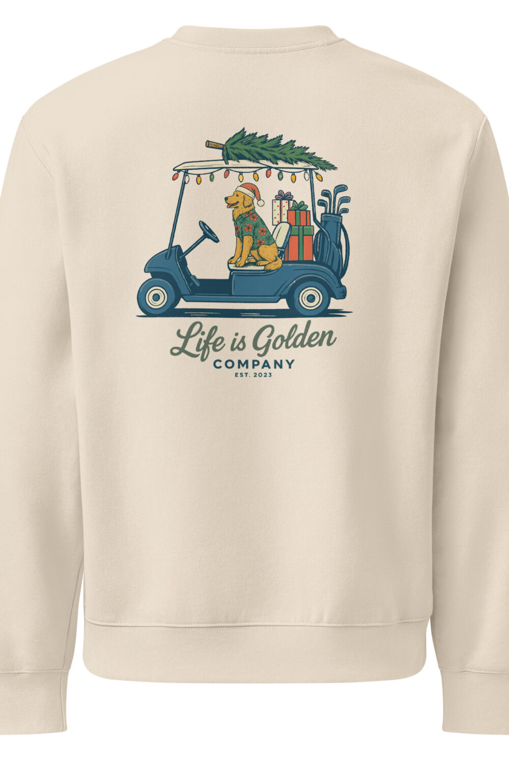 Holiday Rounds Oversized heavyweight sweatshirt