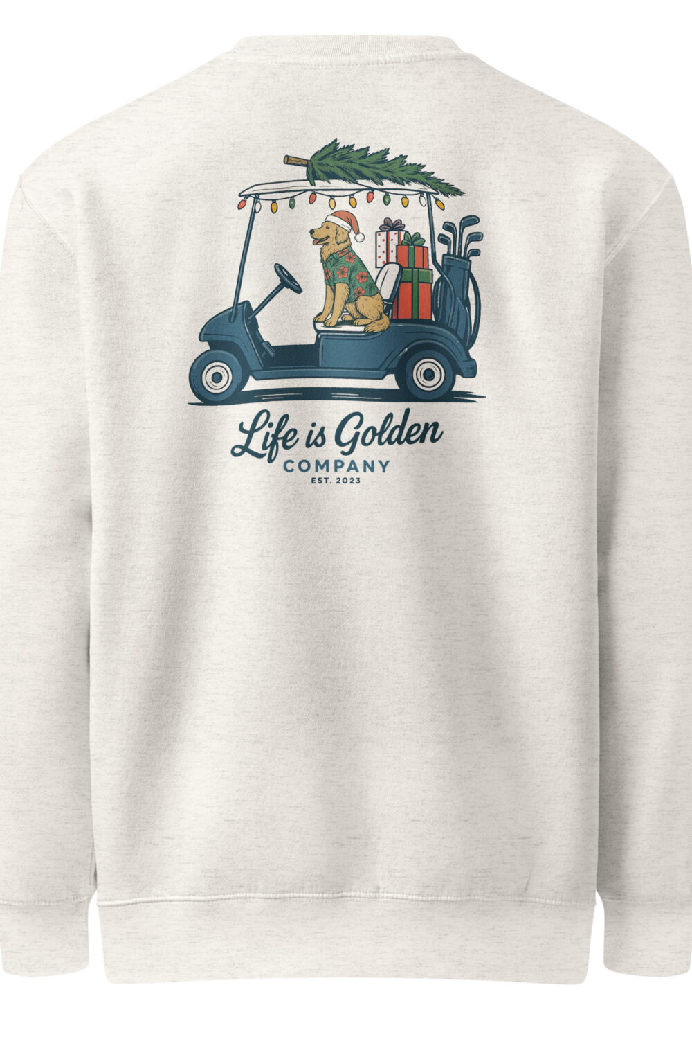 Holiday Rounds Unisex premium crew neck sweatshirt