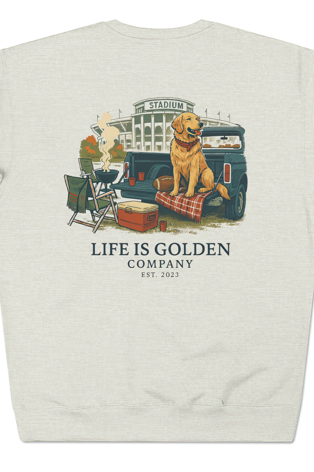 Game Day Sweatshirt - Golden Retriever Edition