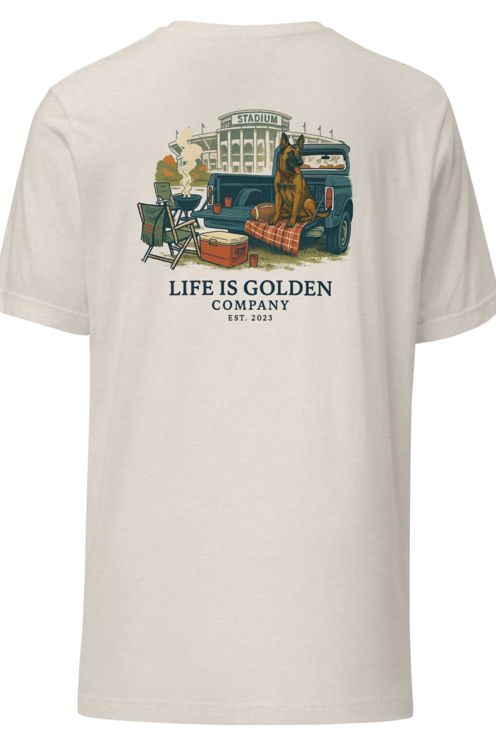 Game Day Tee – Belgian Malinois Edition
