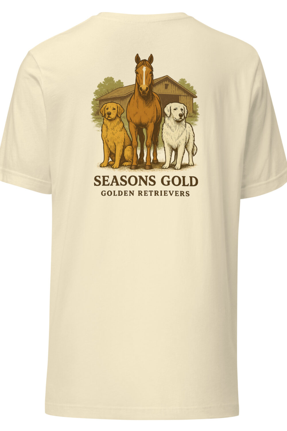 Seasons Gold Barn Companions Unisex t-shirt