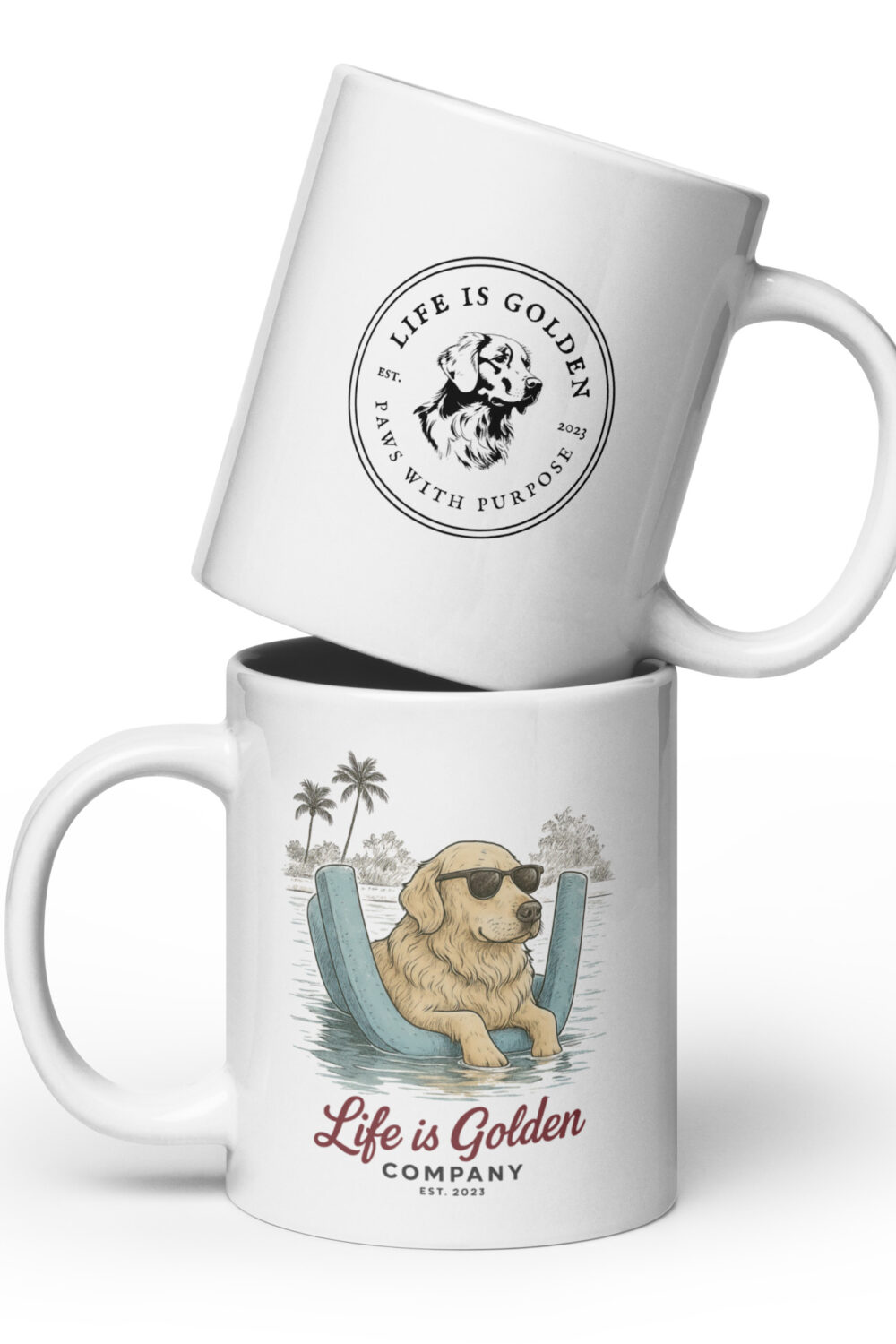 Karen LaTona White glossy mug