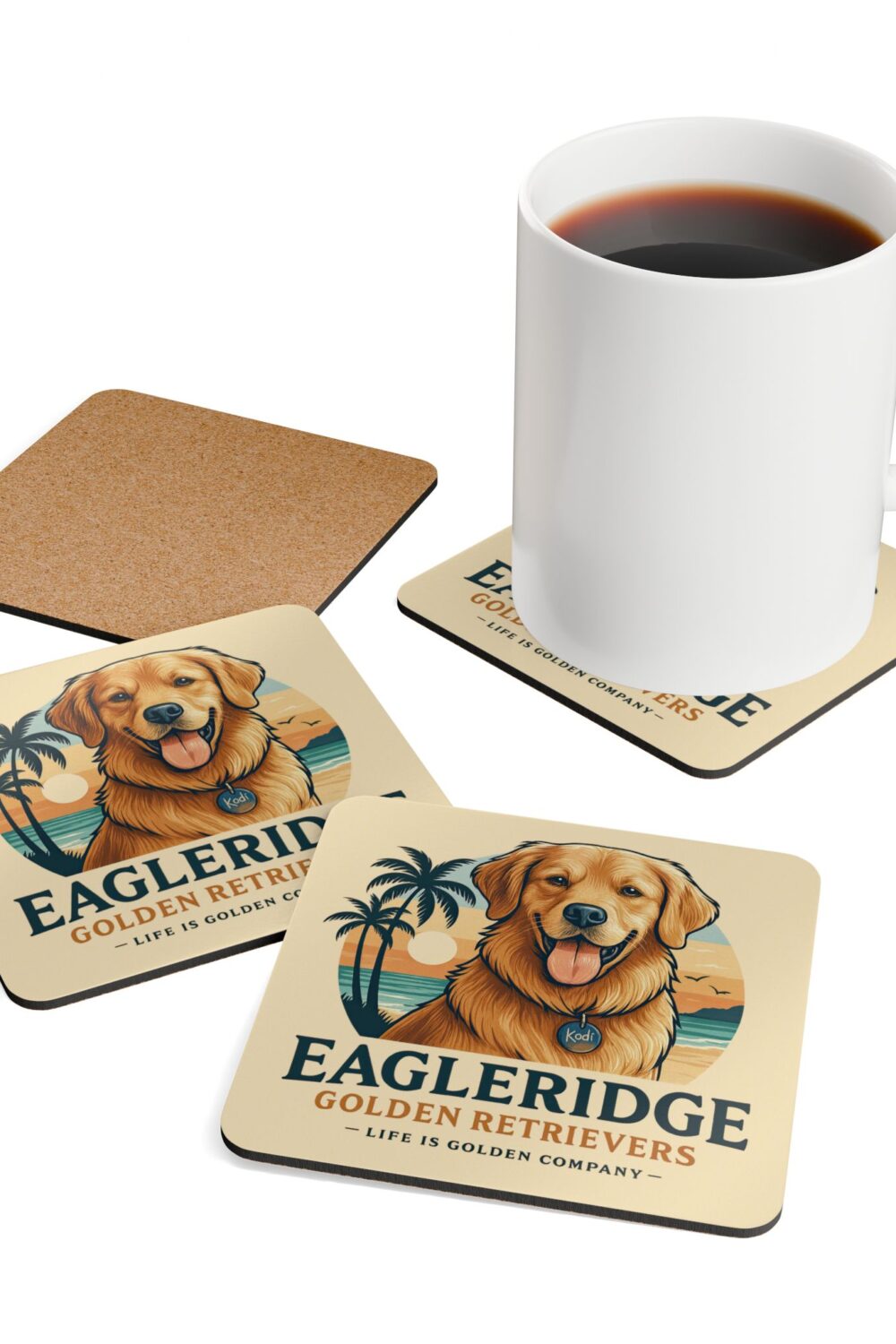 Eagleridge - Kodi Corkwood Coaster Set