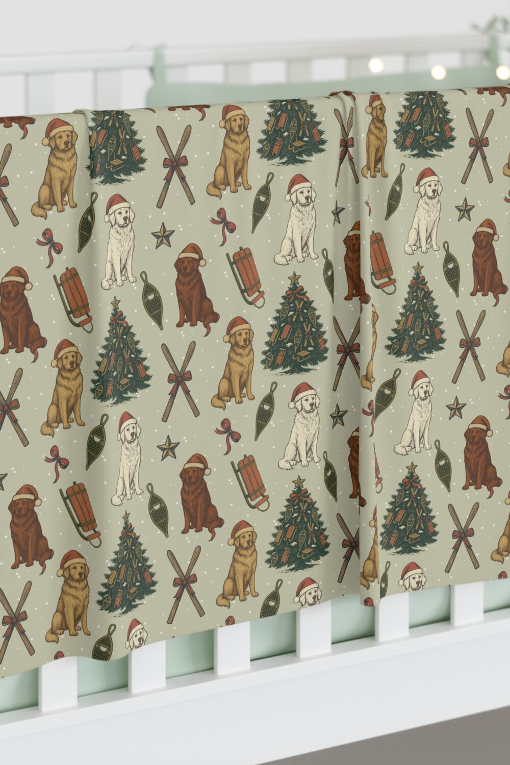 Home for the Snowdays Baby Swaddle Blanket