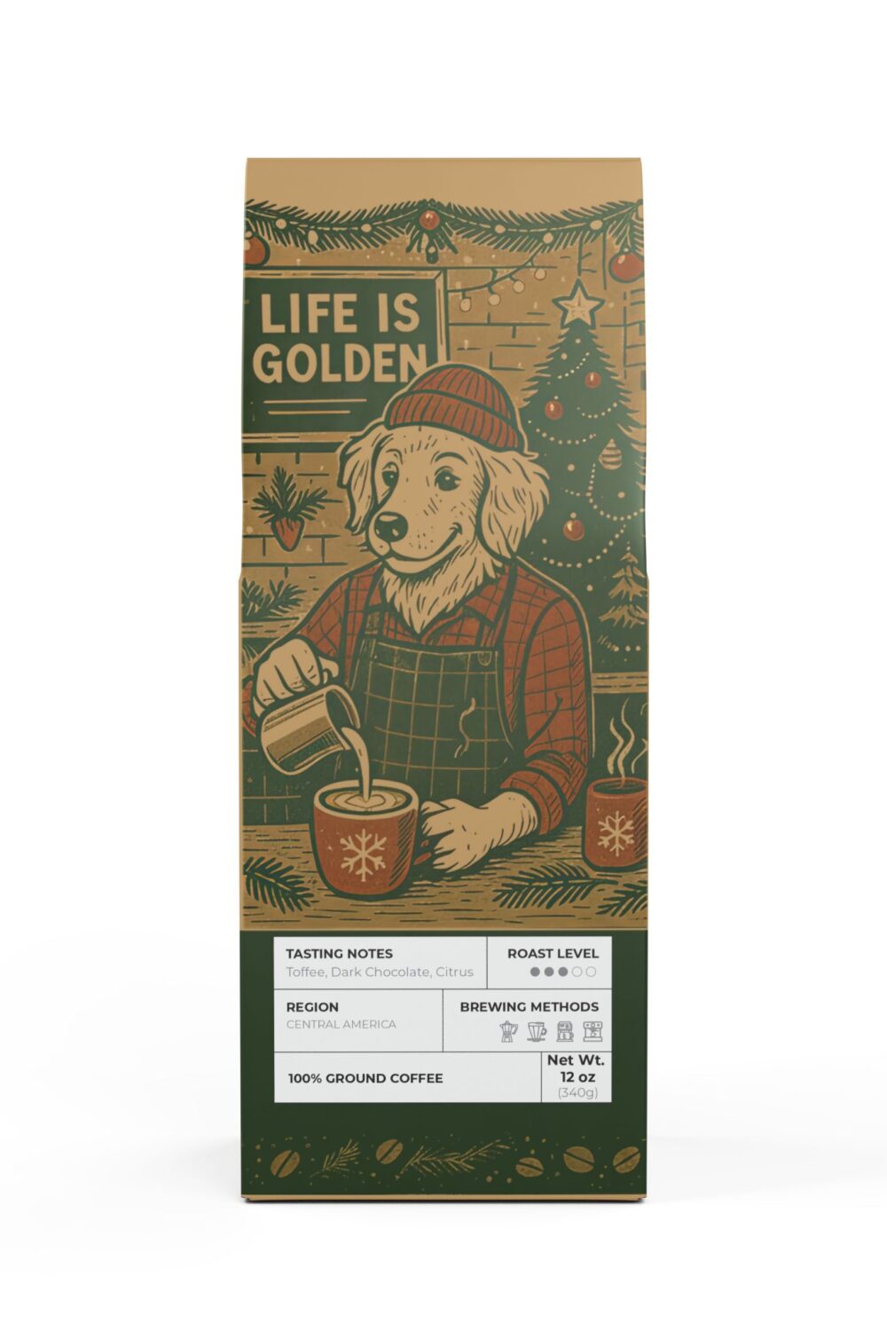 Life is Golden Holiday Coffee Blend (Medium Roast)