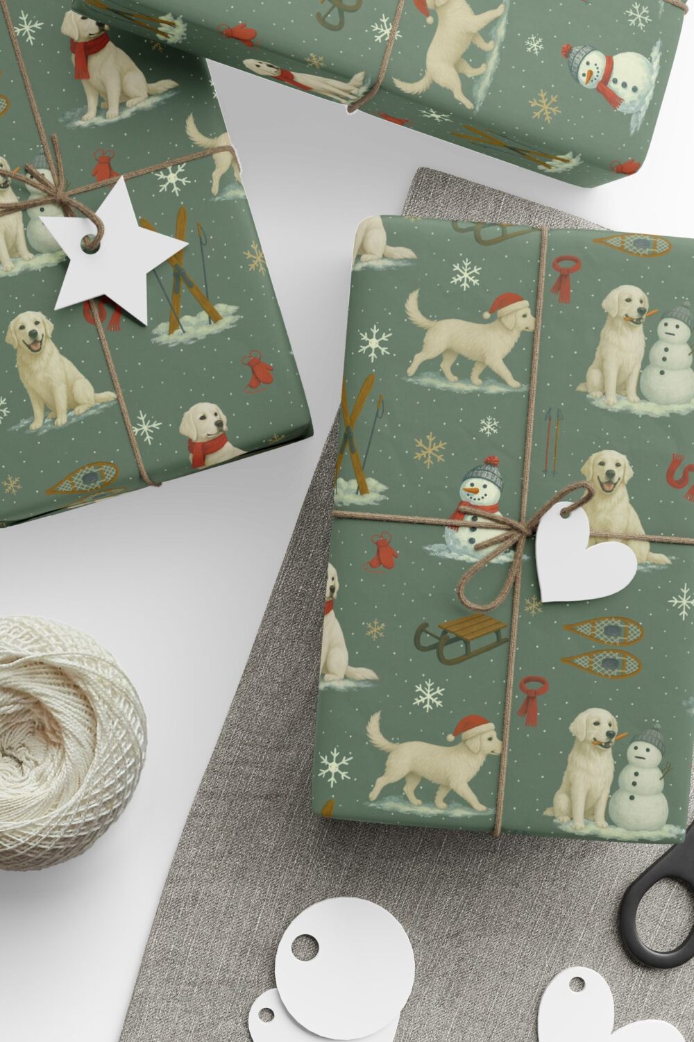 Carrot Heist Gift Wrap Paper - Cream Golden Edition