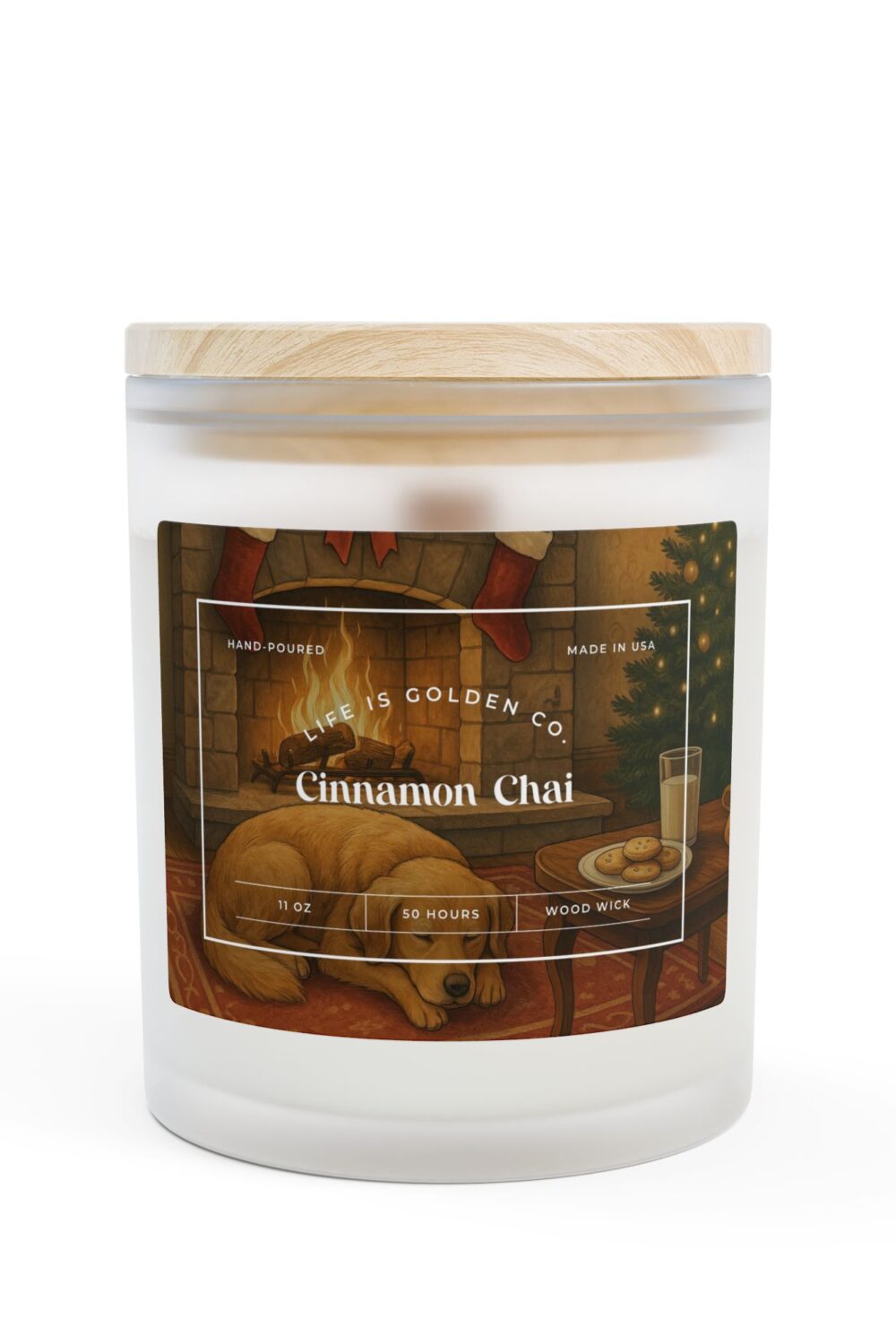 Cinnamon Chai Wood Wick Soy Candle