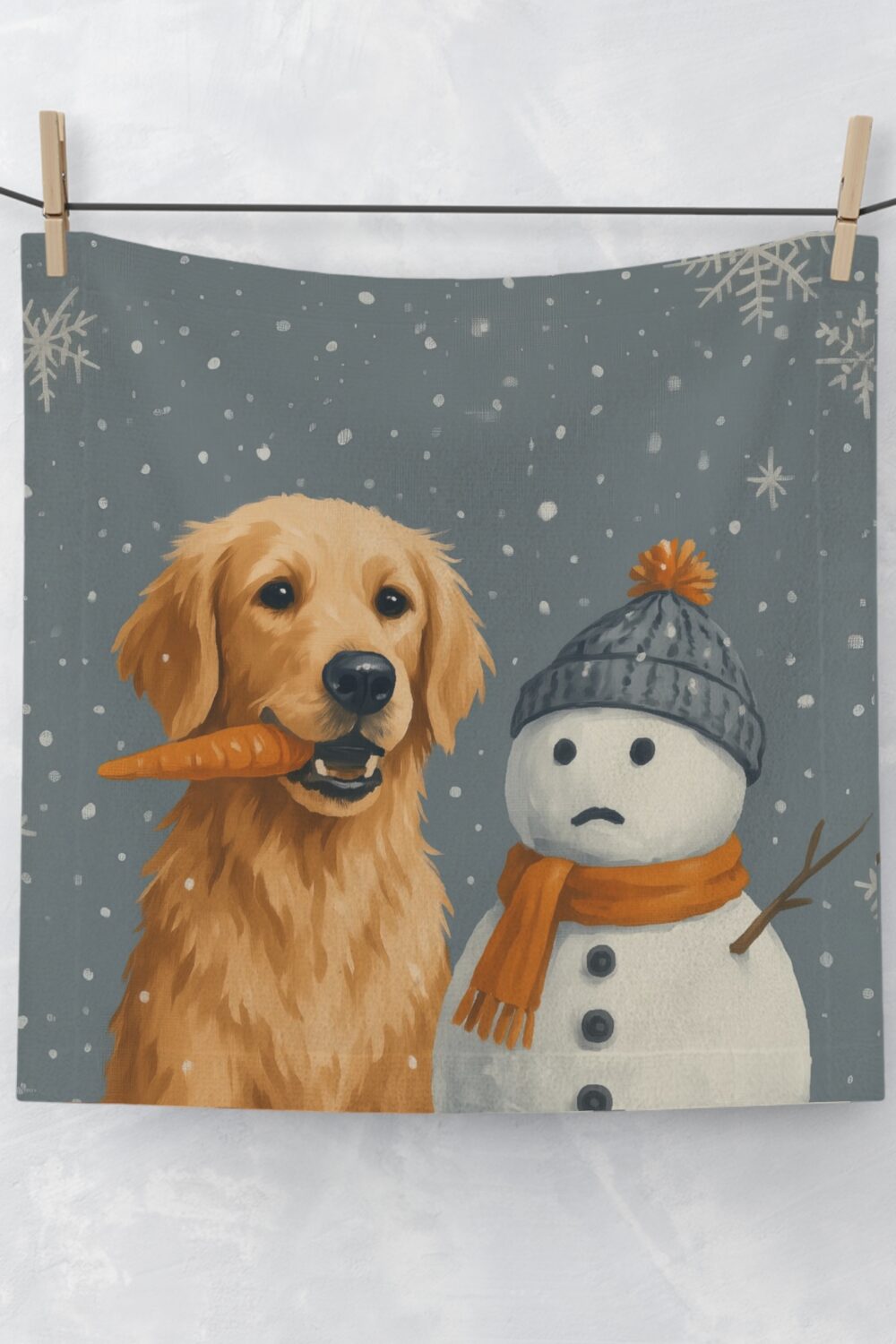 Carrot Heist Face Towel