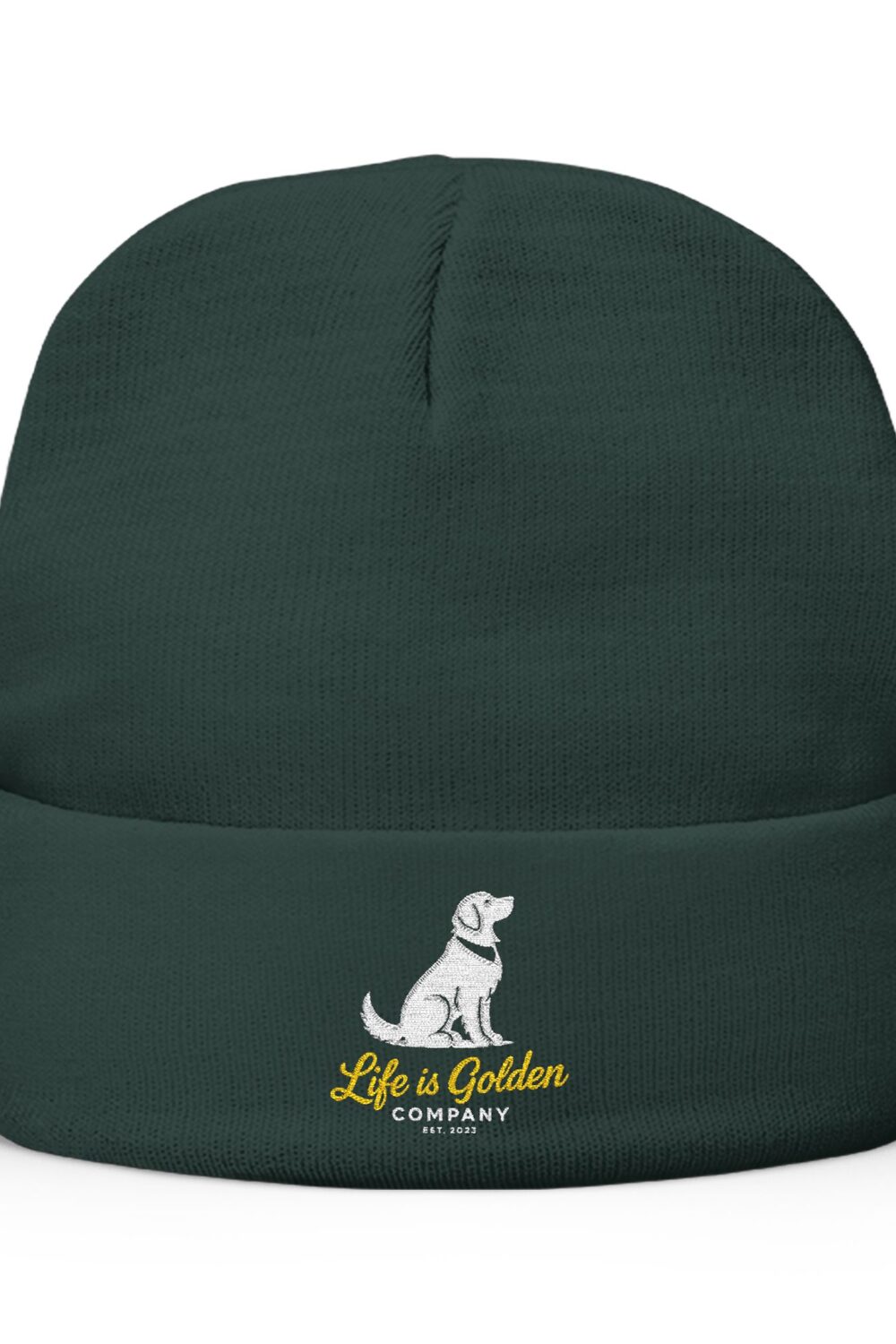 Life is Golden Embroidered Beanie